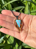 Nova Opal Heartnut Pendant Necklace