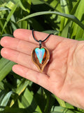 Nova Opal Heartnut Pendant Necklace