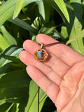 Labradorite Hickory Nut Pendant Necklace