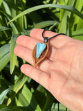 Nova Opal Heartnut Pendant Necklace