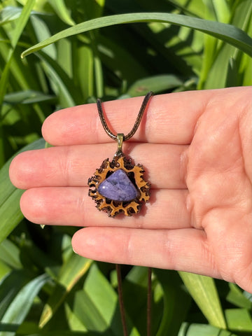 Tiffany Stone Butternut Pendant Necklace