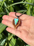 Nova Opal Heartnut Pendant Necklace