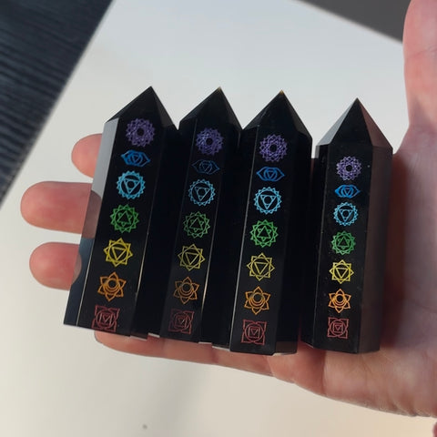 Obsidian Chakra Standing Point