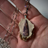 Tiffany Stone Antler Pendant Necklace