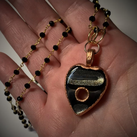 Planchette Copper Electroformed Pendant Necklace