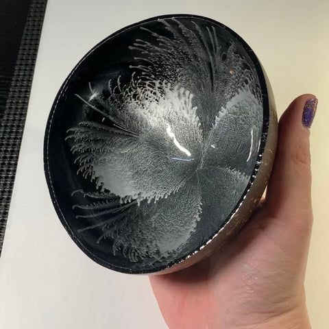 Hand-Painted Coconut Bowl