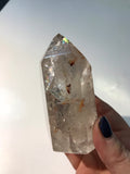 Fire & Ice Quartz Obelisk
