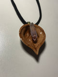 Vera Cruz Amethyst Heartnut Pendant Necklace