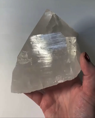 Huge Quartz Crystal Point, Natural-cut