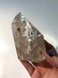 Fire & Ice Quartz Obelisk