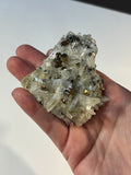 Quartz Cluster with Chalcopyrite Crystals, Indonesia