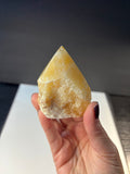 Orange Calcite Top-Polished Standing Point