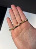 4mm Faceted Bumblebee Jasper Stretch Bracelet