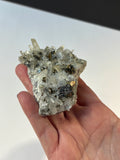 Quartz Cluster with Chalcopyrite Crystals, Indonesia