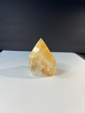 Orange Calcite Top-Polished Standing Point