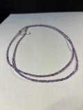 Faceted Amethyst Beaded Necklace