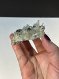 Quartz Cluster with Chalcopyrite Crystals, Indonesia