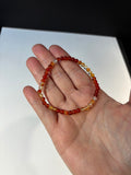 4mm Carnelian Stretch Bracelet