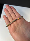 4mm Faceted Bumblebee Jasper Stretch Bracelet