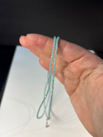 Faceted Amazonite Beaded Necklace