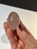 HQ Rose Quartz Palm Stone