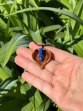 Aura Opal Heartnut Pendant Necklace