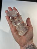 Polished/Faceted Clear Quartz Wand