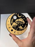 Mushroom Moon Wooden Sphere Stands