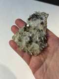 Quartz Cluster with Chalcopyrite Crystals, Indonesia