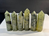 Prehnite with Epidote Standing Point