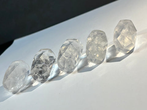 Polished/Faceted Clear Quartz Wand