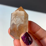 Rutilated Quartz Polished Standing Point #1