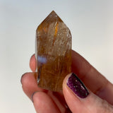 Rutilated Quartz Polished Standing Point #3