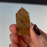 Rutilated Quartz Polished Standing Point #4