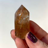 Rutilated Quartz Polished Standing Point #3