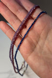 Faceted Sodalite Beaded Necklace