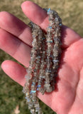 Labradorite Chip Beaded Necklace