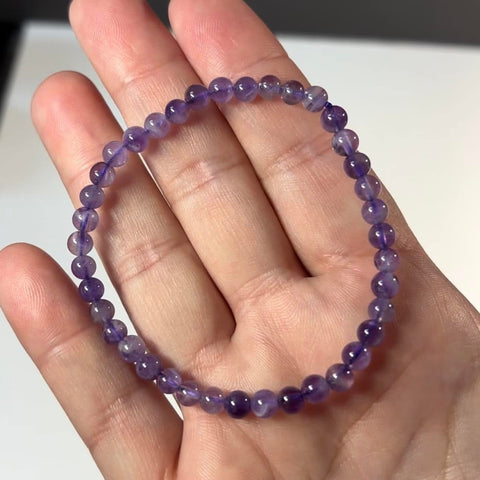 4mm Amethyst Stretch Bracelet