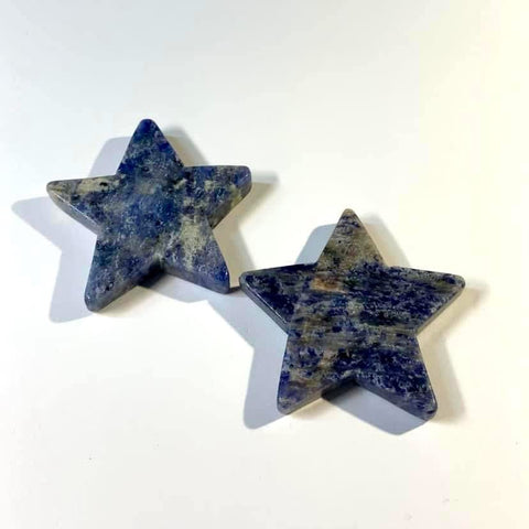 Polished Sodalite Stars