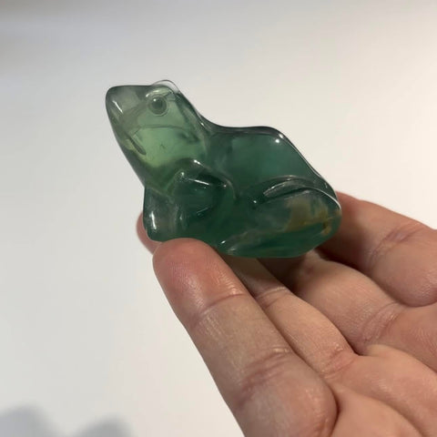 Green Fluorite Frog