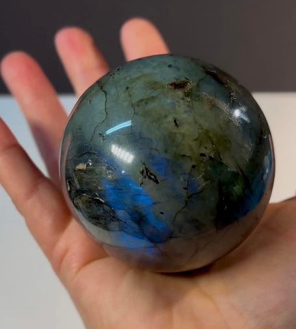 Polished Labradorite Sphere