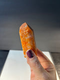 Orange Calcite Standing Point