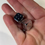 Dice, Metal-Tone, Sold by a PAIR of 2