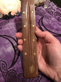 Wood Incense Burner - Diamond