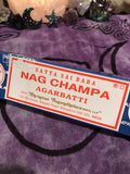 One (1) 15g. Box of Nag Champa Stick Incense