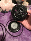 Black Pentagram Soap Stone Candle/Incensor