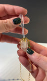 Clear Quartz Potion Bottle Pendant Necklace