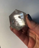 Polished Fire and Ice Quartz Standing Point