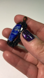 Lapis Lazuli Coffin Walnut Pendant Necklace