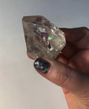 Polished Fire and Ice Quartz Standing Point